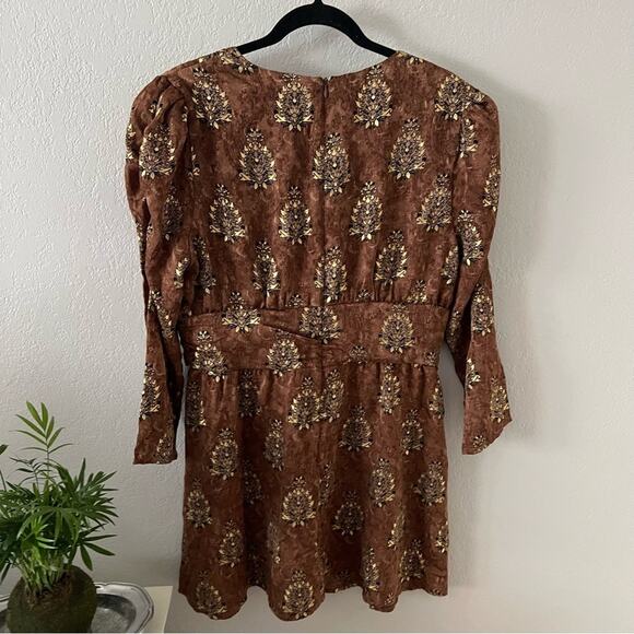 Revolve Majorelle Violeta Mini Dress in Arabian Copper - Picture 6 of 7